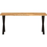  Klupa sa živim rubom 105 cm od masivnog bagremovog drva | shoptok.hr