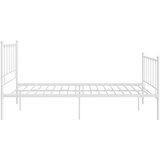  Posteljni okvir bel kovinski 120x200 cm, (20606189) | Shoptok.si