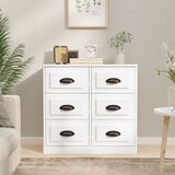 Maison Chic Komoda - Predalnik bela 70x35,5x67,5 cm inženirski les, (21716381) | Shoptok.si