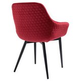 Livetastic Naslanjač Samt, Rdeča | Shoptok.si
