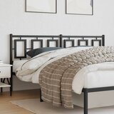  The Living Store Kovinsko posteljno vzglavje črno 180 cm - Vzglavje, (21500723) | Shoptok.si