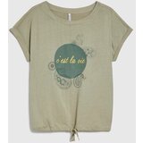 Marisse Cotton Blouse With Olive Print | ePonuda.com