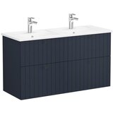 Vitra ROOTG120BINTS Root Groove 120 x 47 cm dvojni umivalnik z omarico | Shoptok.si