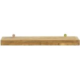  Zidne police 2 kom 60 x 15 x 4 cm od masivne tikovine | shoptok.hr