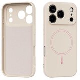Chameleon Gumiran magnetni ovitek (TPU Magnetic Pastel) za Apple iPhone 17 Pro Max, bež | Shoptok.si