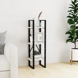 vidaXL ormarić za knjige s 3 razine bijeli 40 x 30 x 105 cm borovina Cijene