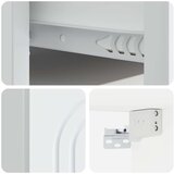  Noćni ormarić za montažu na zid 2 pcs Bijela 49 x 34 5 x 20 cm | shoptok.hr