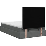  Krevet od pjene s madracem i LED-om Tamnosiva 120 x 200 cm | shoptok.hr