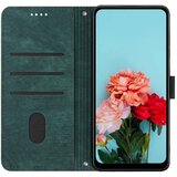 INORCO Ovitek za telefon za Samsung Galaxy A54 5G PU usnje z vtisnjenimi črtami in preklopnim ovitkom s stojalom za denarnico, (22036560) | Shoptok.si