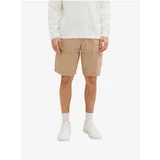 Tom Tailor Light Brown Men's Shorts with Pockets - Men