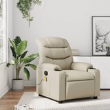 vidaXL masažni stol krem umetno usnje | Shoptok.si