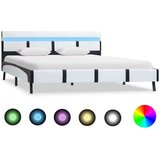  VOkvir za krevet od umjetne kože LED bijeli 120 x 200 cm | shoptok.hr