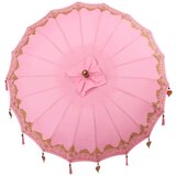  Balineški Parasol Ružičasta 180-190 cm Pamuk solidno drvo | shoptok.hr
