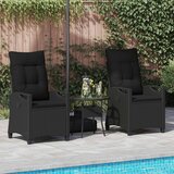  Vrtna stolica 2 pcs Crna 56 x 64 x 94 cm Čelik i poliester | shoptok.hr