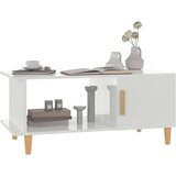  Stolić za kavu sjajni bijeli 90 x 50 x 40 cm konstruirano drvo | shoptok.hr