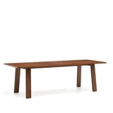 Kave Home Proširiv blagovaonski stol s dodatnom pločom s pločom stola u dekoru oraha 95x200 cm Arlen – | shoptok.hr