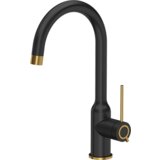 Quadron slavina INGRID čisto crna/nano PVD zlato | shoptok.hr