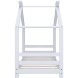  Okvir za dječji krevet od masivne borovine bijeli 70 x 140 cm | shoptok.hr