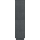 vidaXL knjižna omara za razdelitev prostora siva 80x35x135 cm borovina | Shoptok.si