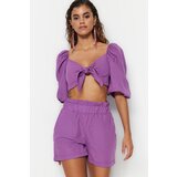 Trendyol Ženski top detalj na donjoj strani bijela | roza | Fuksija | ePonuda.com