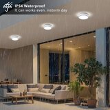  Brilagi - LED spoljašnja svetiljka sa senzorom BENE LED/18W/230V prečnik 21,5 cm bela IP54 | Eponuda.com