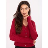 Passione moda Sweater-PM-SW-R1639.27-burgundy | shoptok.hr