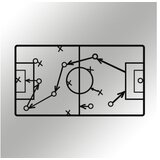 Wallity taktik - M117 black decorative metal wall accessory | Eponuda.com