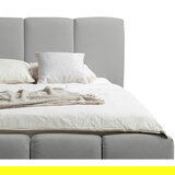 MID.YOU OBLAZINJENA POSTELJA 180 cm x 200 cm , les, umetna masa, tekstil, leseni material siva | Shoptok.si