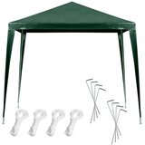 Šator za vrtne zabave, paviljon, komercijalni paviljon, zeleni, dimenzija 2,5 x 2,5 m | shoptok.hr