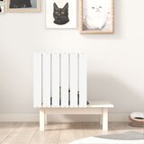  Kućica za mačke bijela 60 x 36 x 60 cm od masivne borovine | shoptok.hr