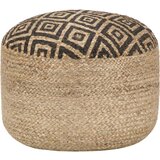  Ručno rađeni tabure od jute crni 45 x 30 cm Cijene