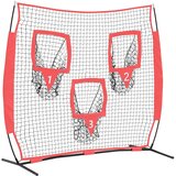  Mreža za vježbanje baseballa Crna 214,5 x 89,5 x 181 cm | Eponuda.com