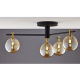 Jupiter 2031 - plafonska visilica figaro 4xG9/10W/230V crna/zlatna/bež | Eponuda.com