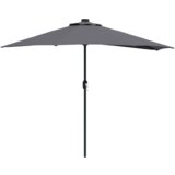 vidaXL Vrtni dežnik Antracit 294 x 150 x 224 cm blago | Shoptok.si