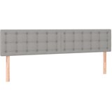  box spring s madracem LED svjetlosivi 160x200 cm tkanina | shoptok.hr