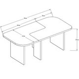 Hanah home Set stočića Iris Anthracite | Eponuda.com