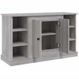  Komoda sivog hrasta sonome 100x35,5x60 cm od konstruiranog drva | shoptok.hr