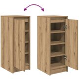 vidaXL Omarica za čevlje artisan hrast 29,5x34x76 cm inženirski les | Shoptok.si