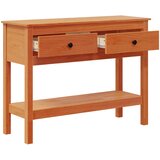  Konzolna stolica s ladicama Vosak smeđa 100 x 35 x 75 cm | Eponuda.com