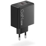Lenovo Adapter Dual USB-C 65W GaN, črn, (5000183319) | Shoptok.si