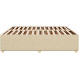  Okvir za krevet bez madraca krem 200x200 cm od tkanine | shoptok.hr
