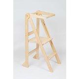 Babykare Naravni zložljivi učni stolp s stabilizatorjem, (21382673) | Shoptok.si
