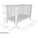 Vipack Bež dječji krevet od masivnog bora s podesivom visinom 60x120 cm Swingo – | shoptok.hr