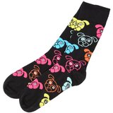 Fasardi Men's black socks with colorful dogs | shoptok.hr