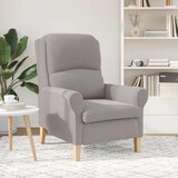  Fotelja Svjetlosiva Mekani Sherpa materijal | shoptok.hr