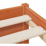  Krevet s okvirom i spremnikom s uzglavljem Vosak Smeđa - Vosak smeđa 140 x 190 cm | shoptok.hr