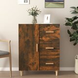  Komoda boja dimljenog hrasta 69,5x34x90 cm konstruirano drvo | Eponuda.ba