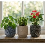 Ego Dekor Keramička ručno rađena ukrasna tegla za cvijeće ø 14 cm Almada – | shoptok.hr