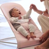 BabyBjörn® gugalnik balance soft cotton light pink/grey (light grey frame) | Shoptok.si