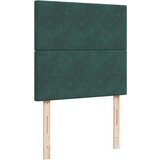 Box spring krevet s madracem tamnozeleni 90x200 cm baršunasti | shoptok.hr